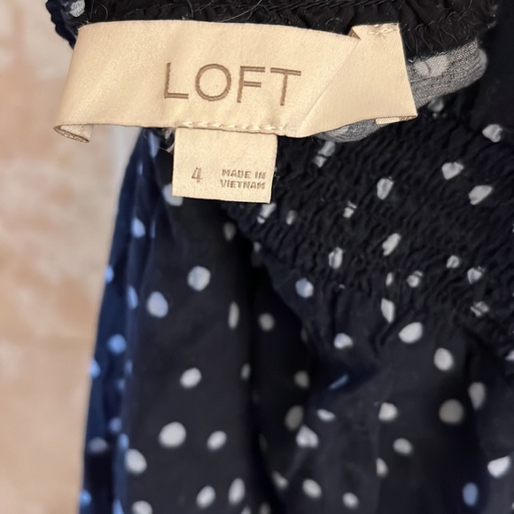 Spotted wide leg LOFT jumpsuit - Picture 5 of 5